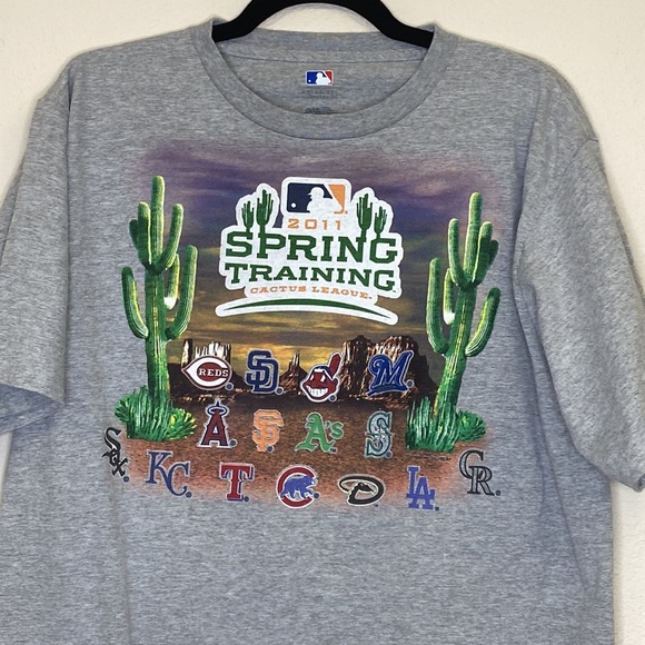 MLB Major League Baseball Cactus League Spring Training 2011 Tee Size Medium - Picture 2 of 6